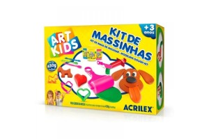 KIT MASSIINHA DE MODELAR ACRILEX 450G