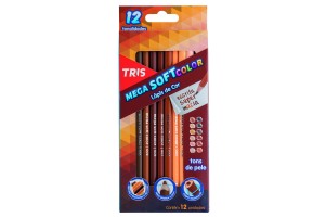 LAPIS DE COR TRIS MEGA SOFT COLOR TONS DE PELE