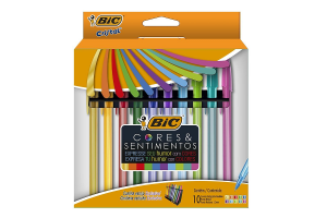 CANETA ESFEROGRAFICA CORES E SENTIMENTOS C/10