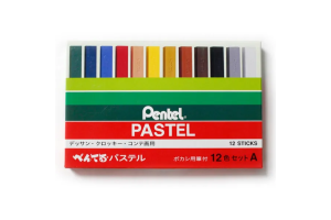 GIZ PASTEL SECO PENTEL COM 12 CORES